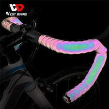 WEST BIKING Road Bike Bicycle Handlebar Tape Full Reflective Cycling Bar Tape