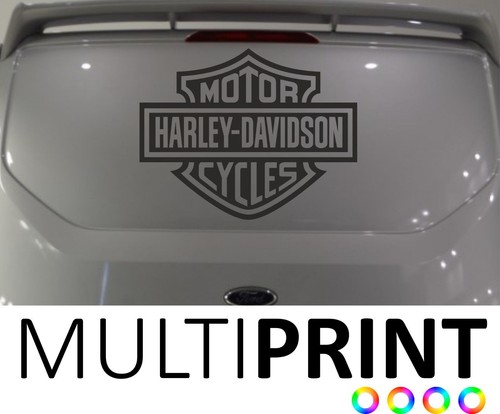 GRANDE Harley Davidson Moto Van Adesivo Grafica in Vinile Moto Biker HAR1 |  eBay
