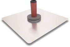 Masonry Hawk, 14 Inch Aluminum Blade, Straight DuraSoft Handle, Made In the USA,