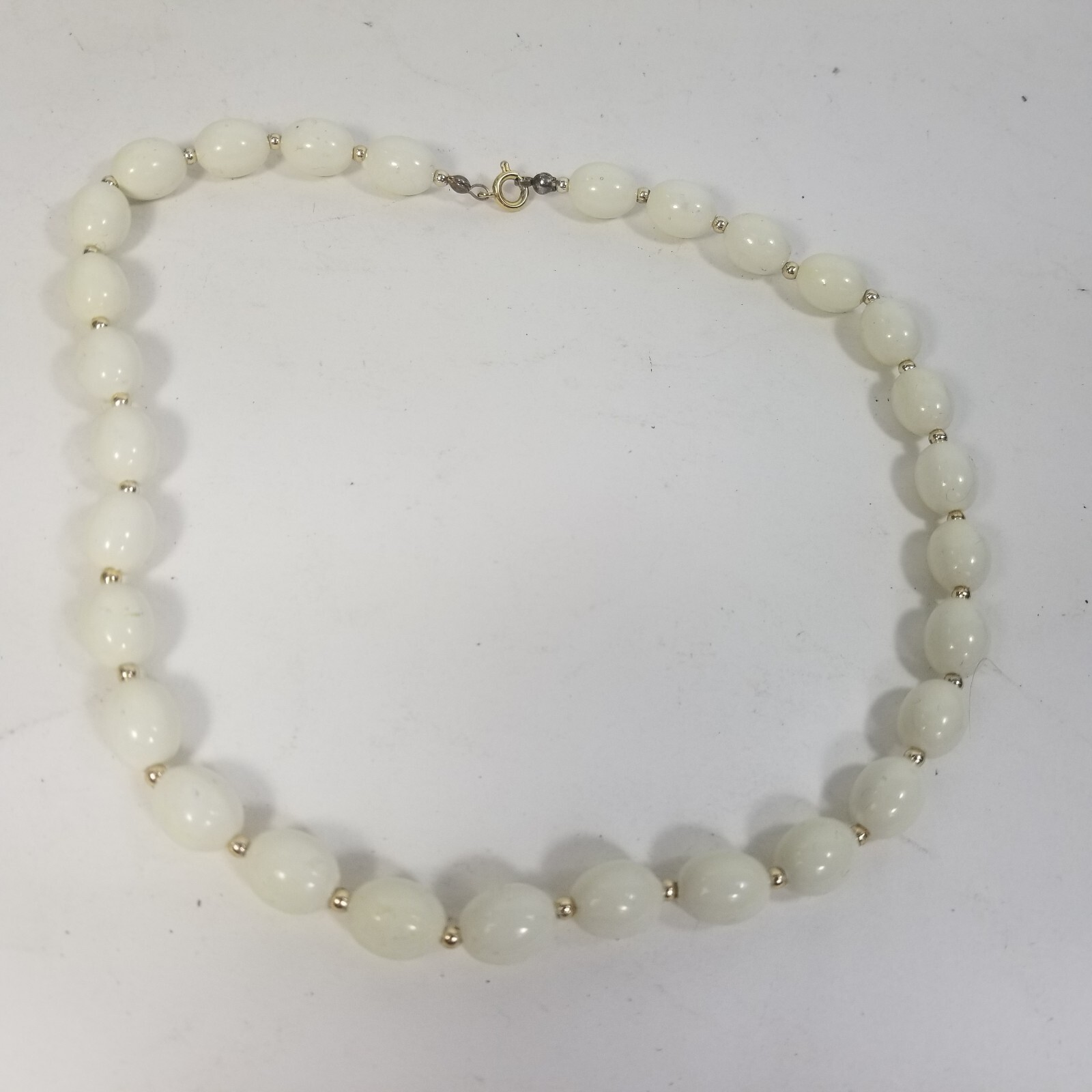 Gold Tone Glam Beaded Collar Necklace for Elegant Style-image