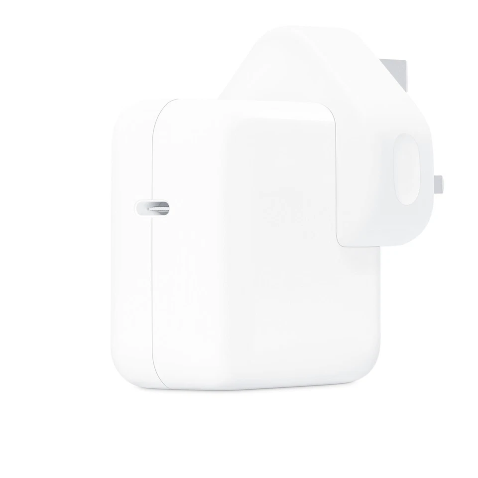 GENUINE APPLE USB-C POWER ADAPTER 30W WATT FAST CHARGE USB C WHITE - MY1W2ZP/A - Image 3 of 4