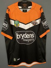 CAMISETA HOMBRE NRL RUGBY LEAGUE WESTS TIGERS 2017/2018 MAILLOT TALLA L GRANDE