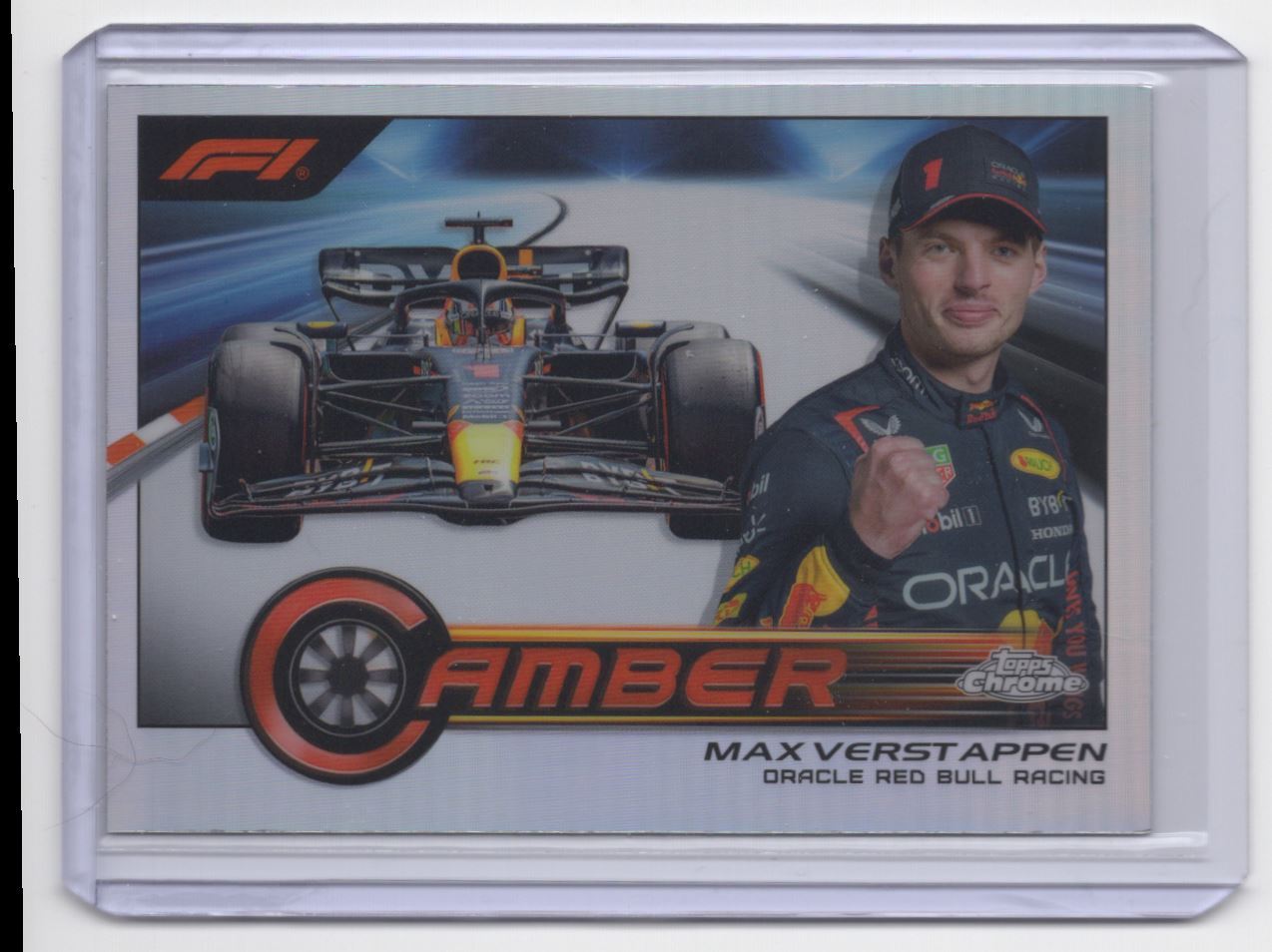2023 Topps Chrome F1 Camber Max Verstappen Oracle Red Bull Racing #CAM-MV