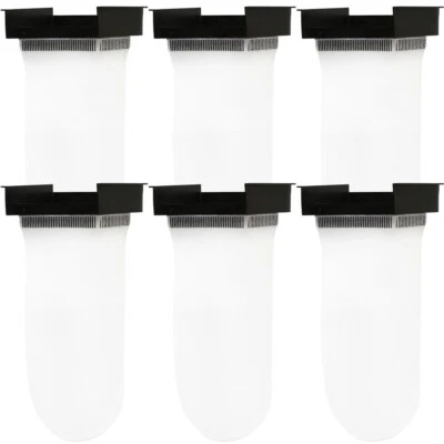 INNOVATIVE MARINE (6 Pack) NUVO Aquarium 200 Micron Filter Sock w/Holder (Midsize) - Innovative Ma