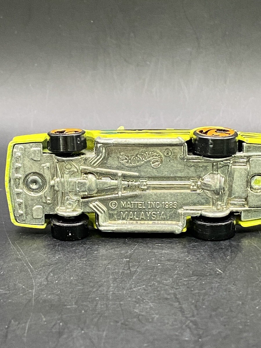 Hot Wheels Camaro Z28 Nessie Dinosaur Razor Rims Yellow