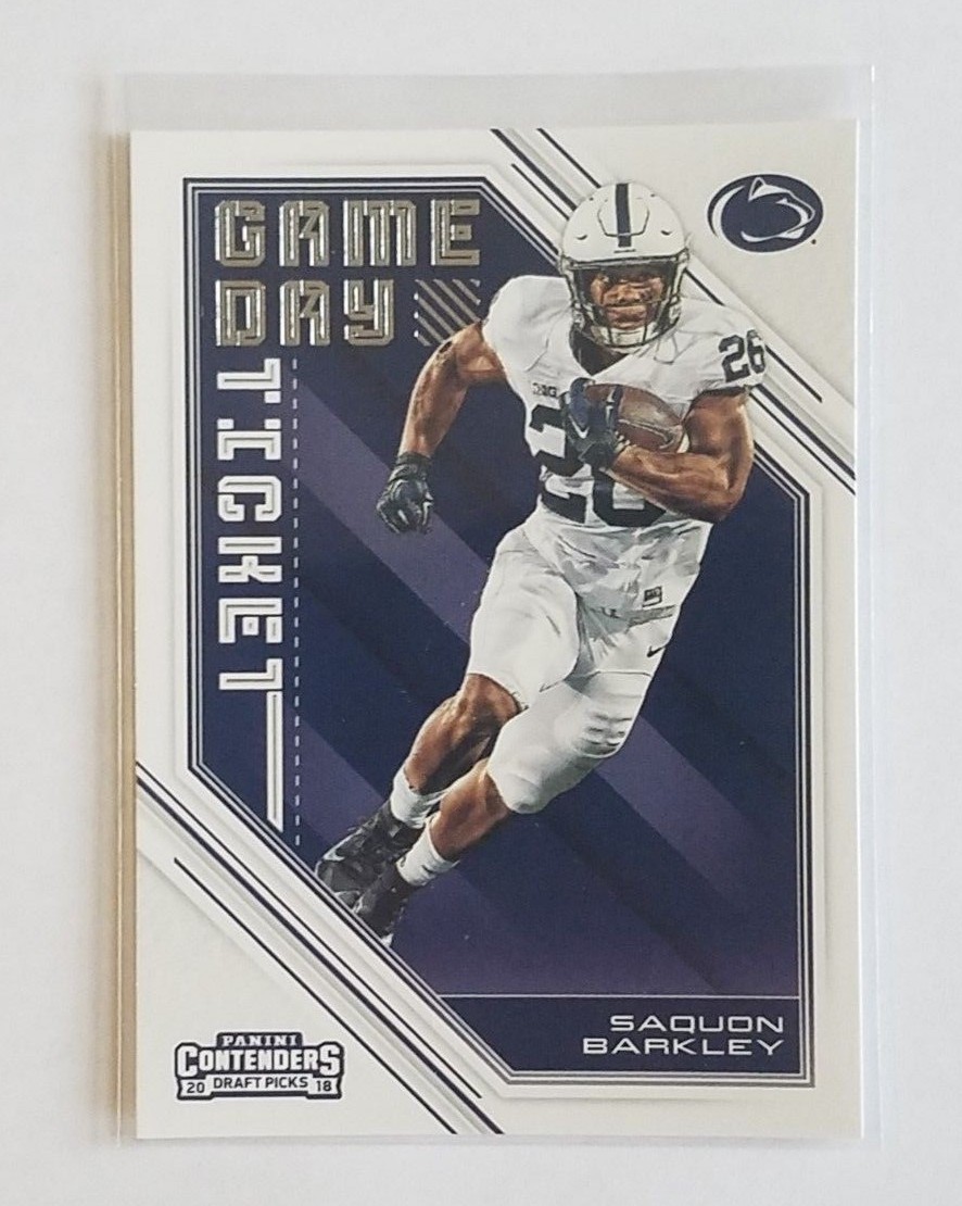 2018 PANINI CONTENDERS DRAFT PICKS GAME DAY TICKET SAQUON BARKLEY#5