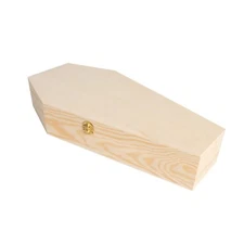 Creative Hobbies Large 18 Inch Halloween Coffin Box - Fillable Halloween Décor!