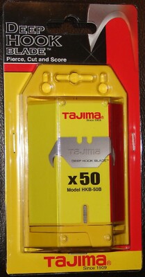 Tajima HKB-50B 50Pk Deep Hook Utility Blade Dispenser.