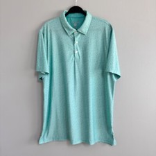 Hickey Freeman Golf Polo Shirt Floral Print Performance XL