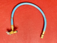 1/4" NPT Brass Needle Valve With 16" Hose And 1/4" NPT Coupler