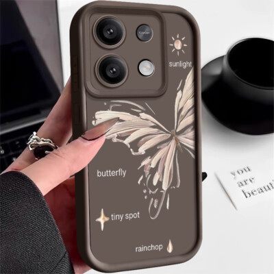Hülle für Xiaomi 13T Poco X6 Redmi Note 13 12 Pro Stoßfeste Silikon Weiche Case