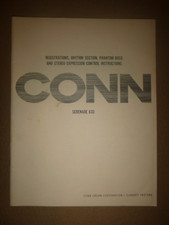 Genuine CONN Organ Owner's Manual Model 633 Serenade