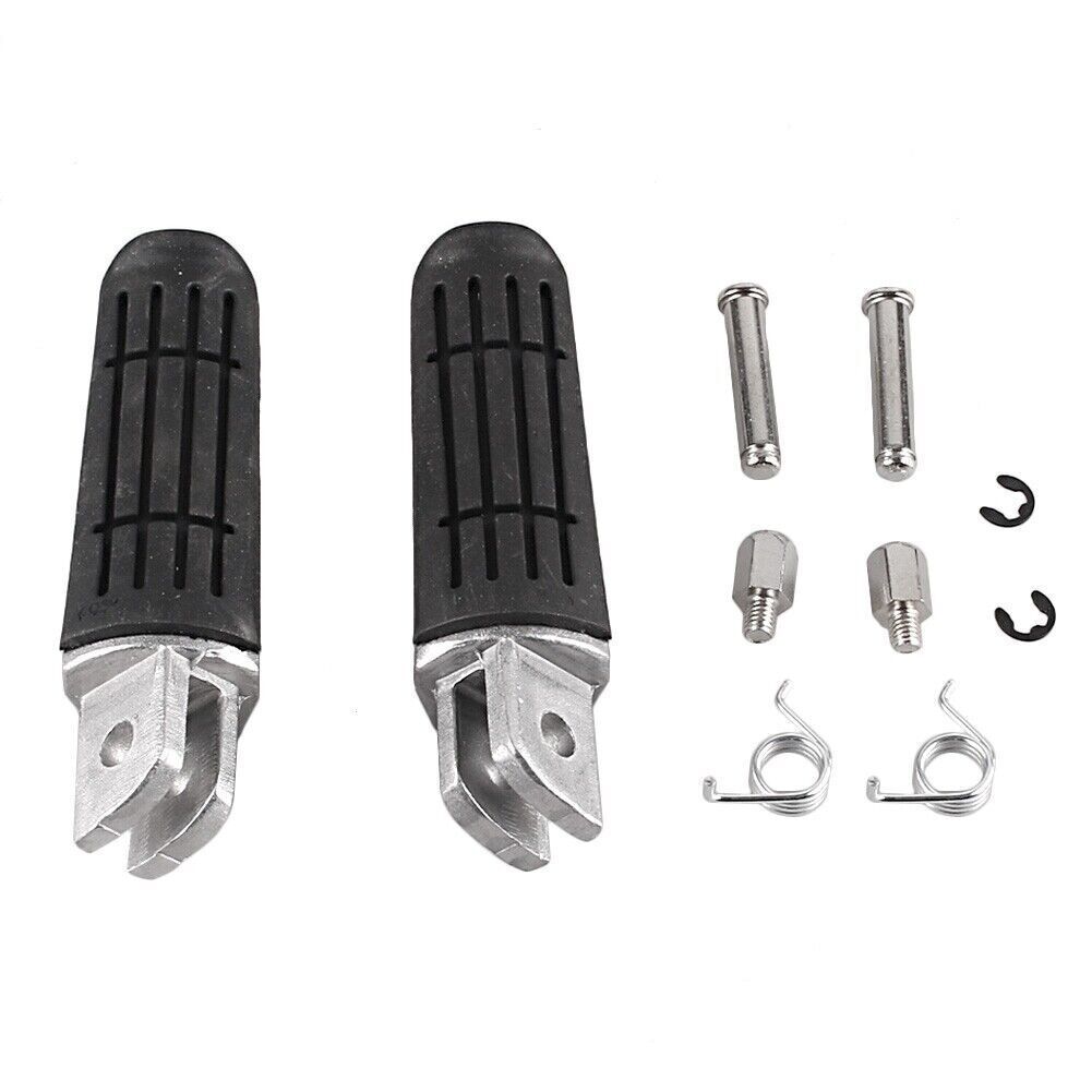 Front Foot Pegs Footrest Fit For Yamaha FZ1 FZ6 Fazer 04-09 FZ6R 09-13 ...