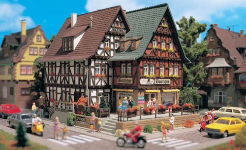 Vollmer H0 43694 - Boutique mit Inneneinrichtung und LED Neuware