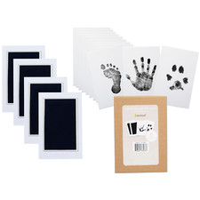 Pearhead 4-Pack Clean-Touch Ink Pad Kit, Mess-Free Inkless Handprint and Footpri