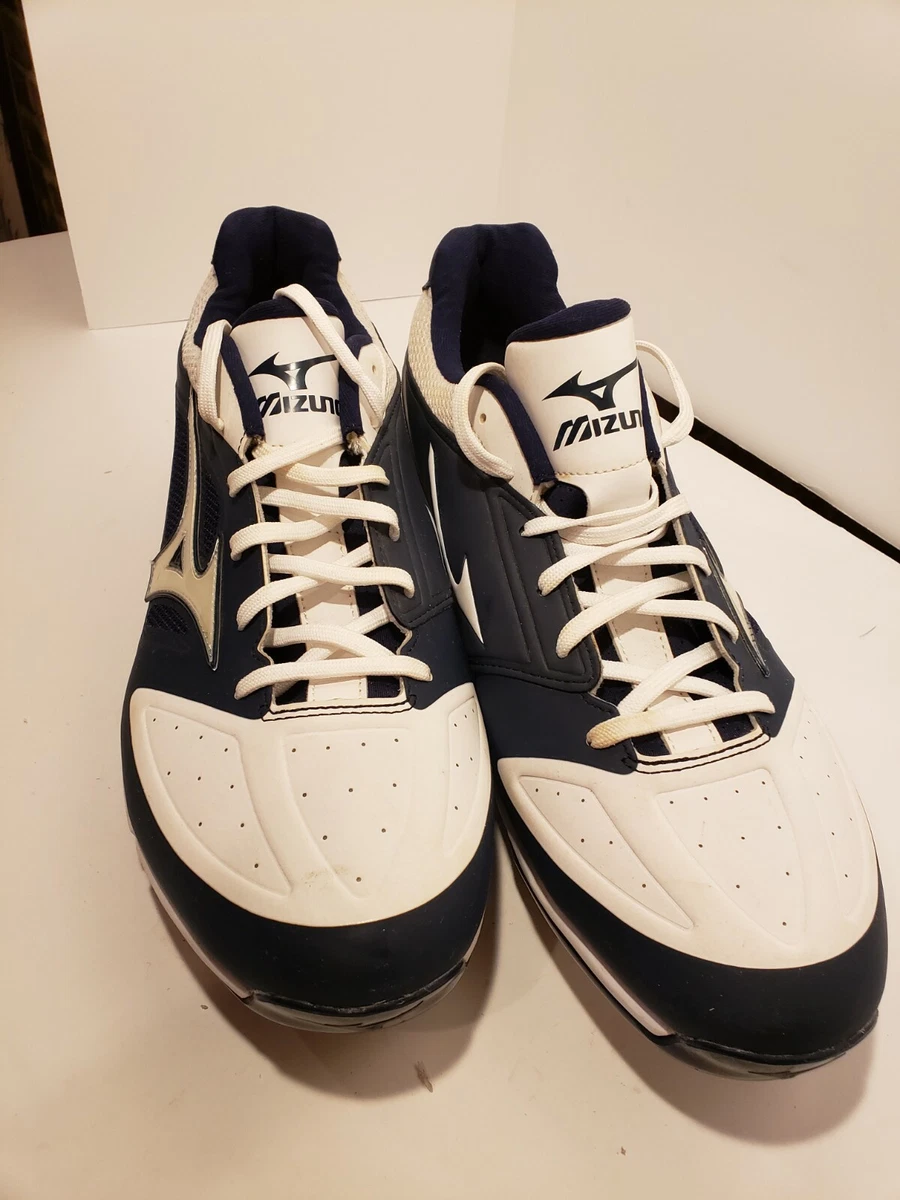 Mizuno Men s Dominant Ic Baseball Shoe navy white size 16 eBay
