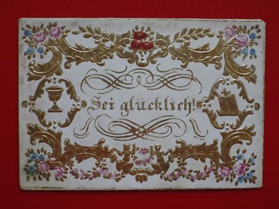 alter Taufbrief mit Inhalt Dresden von 1853 ( F 17141