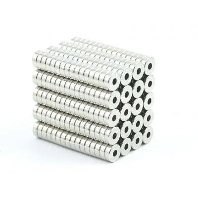 GUY'S MAGNETS N35 small 6mm dia x 2mm dia x 2mm Neodymium ring magnets DIY MRO craft SMALL PKS