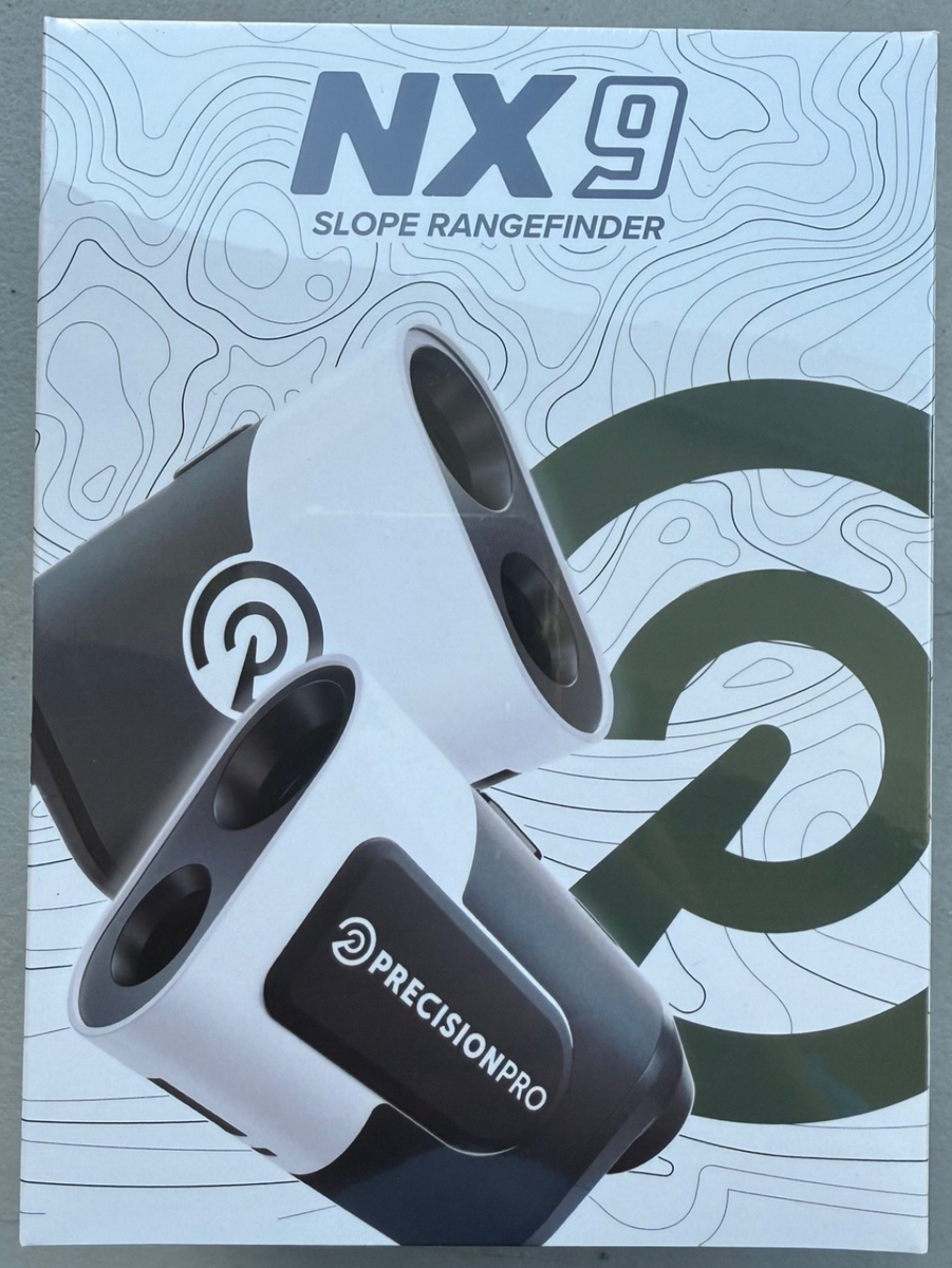 Precision Pro NX9 Slope Golf Rangefinder and Case ~ WHITE EDITION
