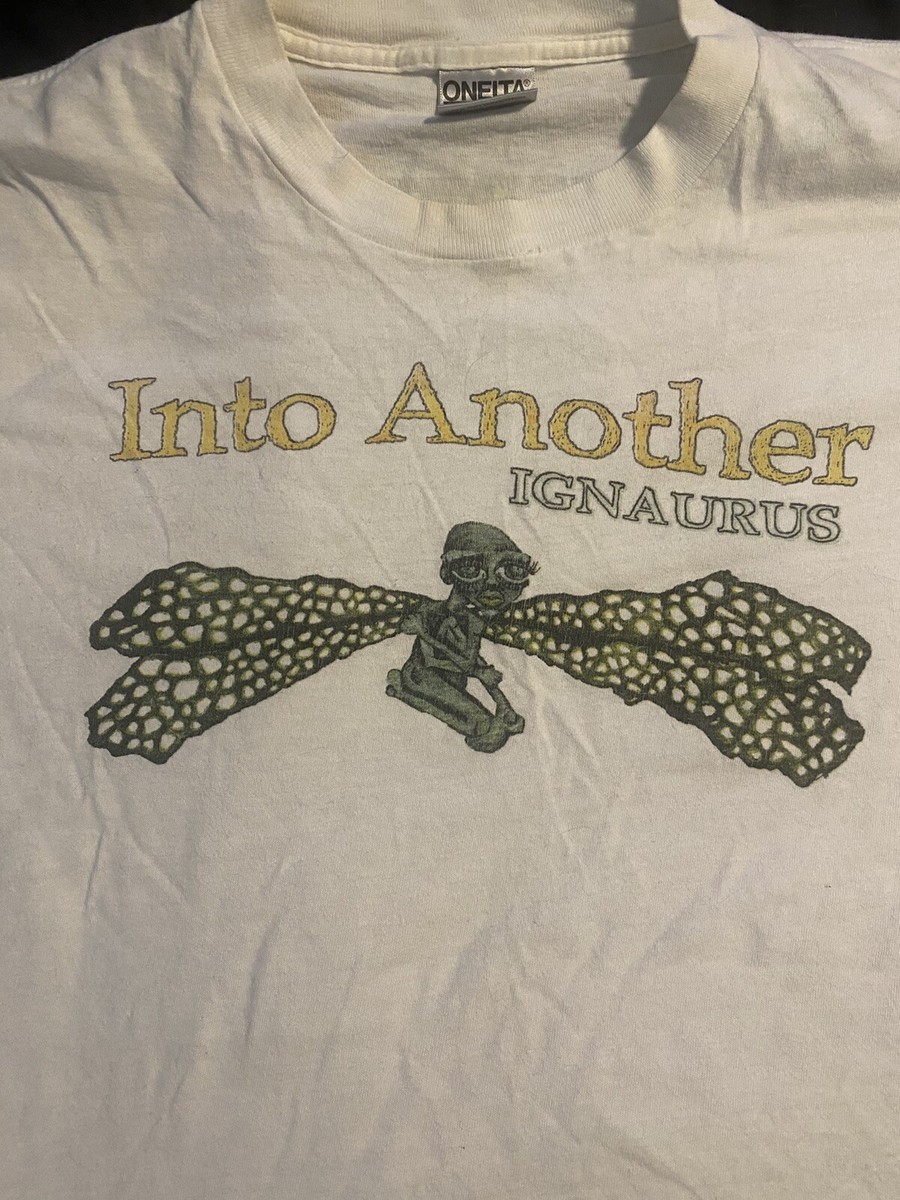 vintage t shirt 90s Original INTO ANOTHER Ignaurus Tee XL