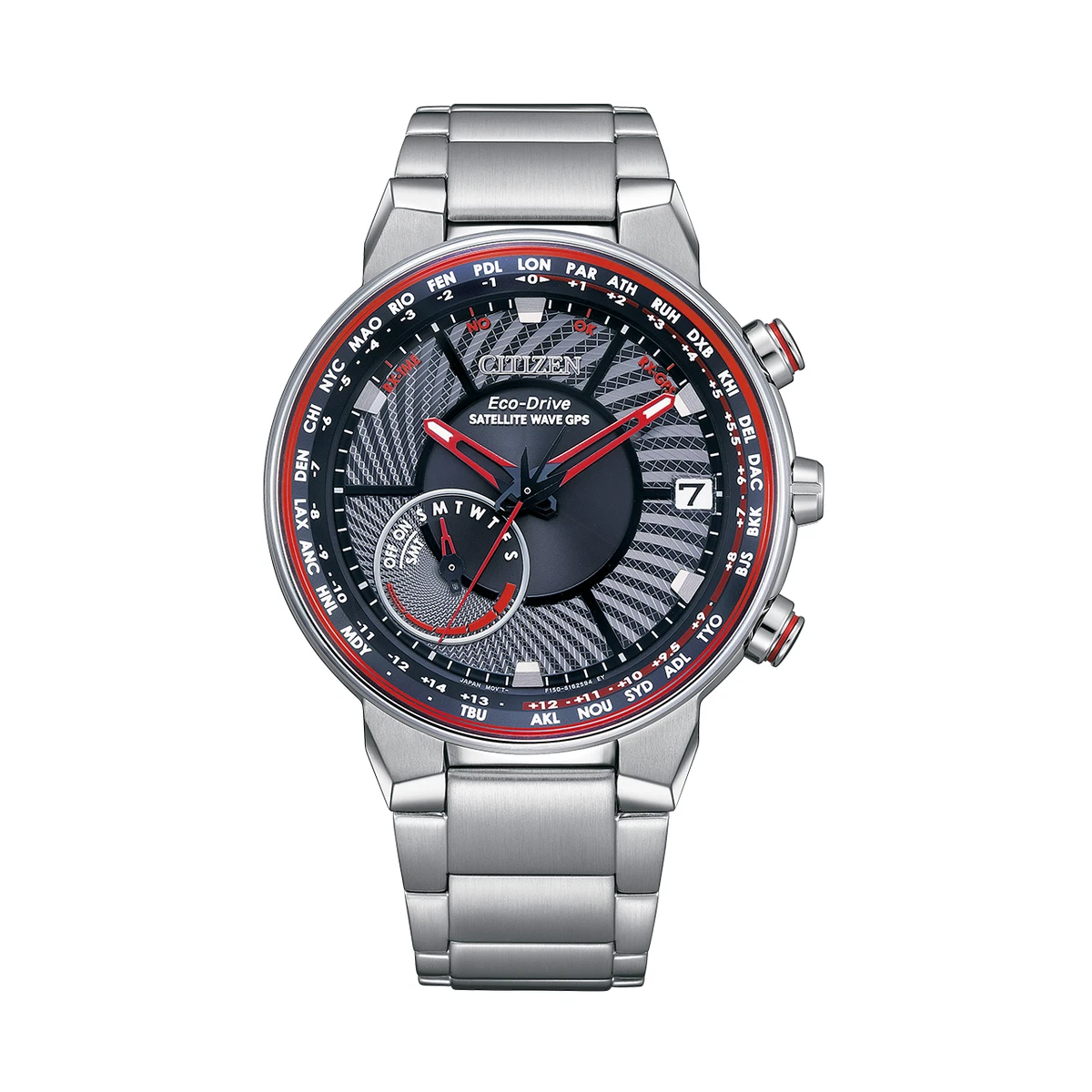 Satellite top timekeeping watch