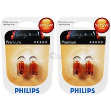 2x Philips Vision Premium 2 Stück WY5W 12V 5W gelb W21x95d Blinker Birne