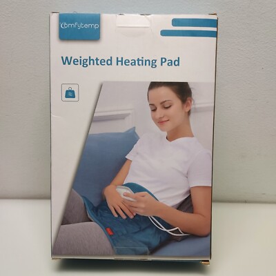 COMFYTEMP Weighted Heating Pad LARGE FOR WHOLE BODY USE Wearable Washable NIB