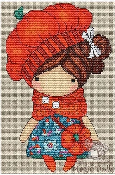 Magic dolls cross stitch cheap