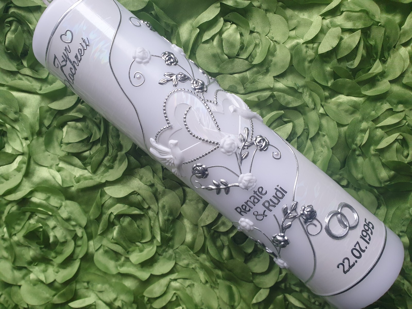 Hochzeitskerze Größe 300mm x 70mm