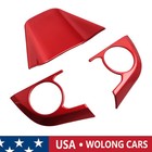 Red Steering Wheel Molding Trim Accessories for Toyota Camry 2018-2024