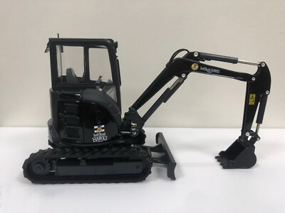 1/30 Scale HITACHI ZAXIS ZX35U-5A Compact Excavator Black Diecast