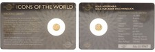 Ruanda 10 FRW Gold 2015 Icons of the World Walking Liberty  Pr&auml;gefrisch 126284