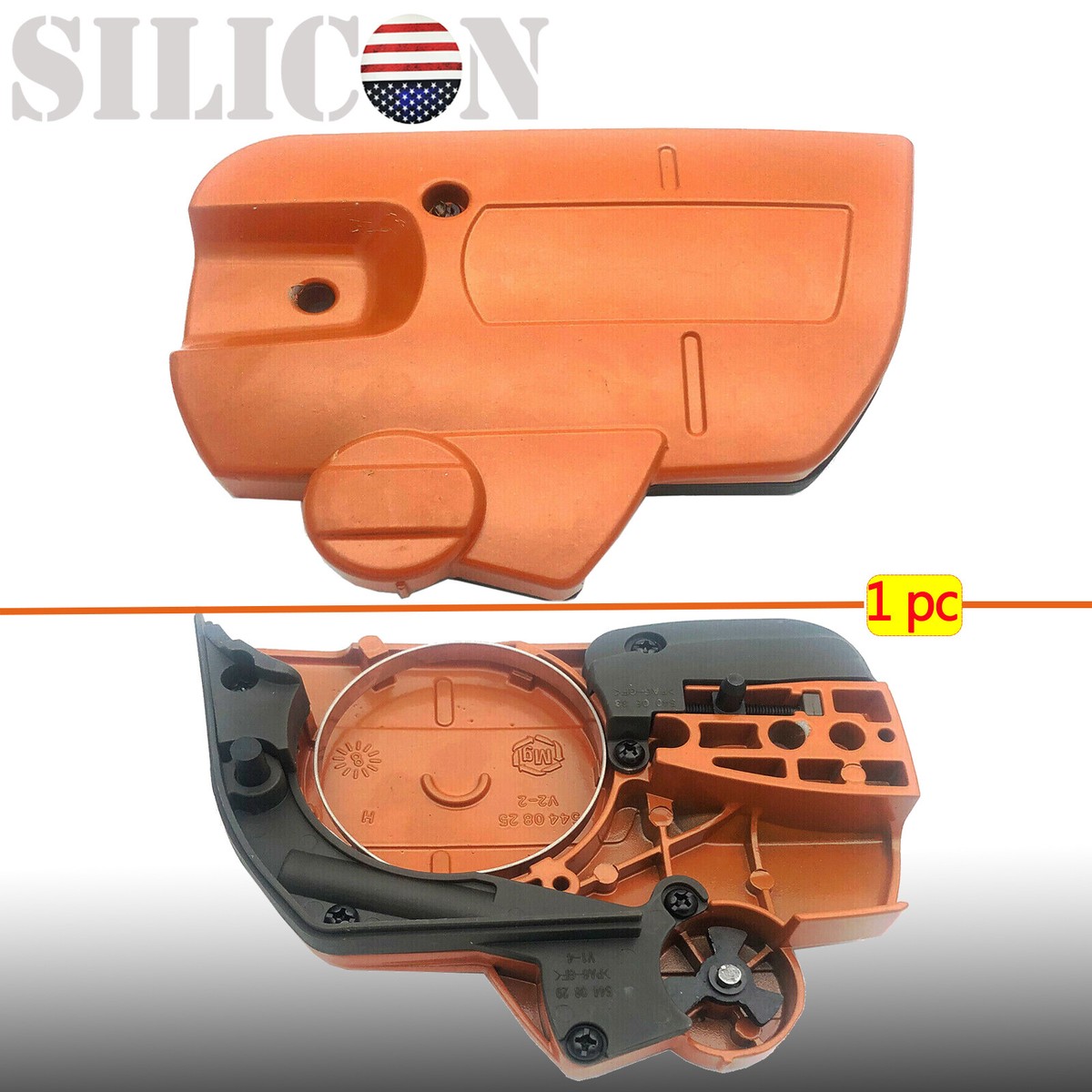 Chain Brake Clutch Side Cover For Husqvarna 445 450 Chainsaw Part