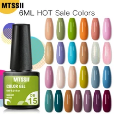 6ml MTSSII Christmas Nail Gel Polish Soak Off UV LED Base Top Coat Nail Varnish