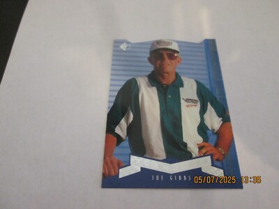 JOE GIBBS OWNER 1995 UPPER DECK SP TEAM OWNER DIE CUT  CARD #124