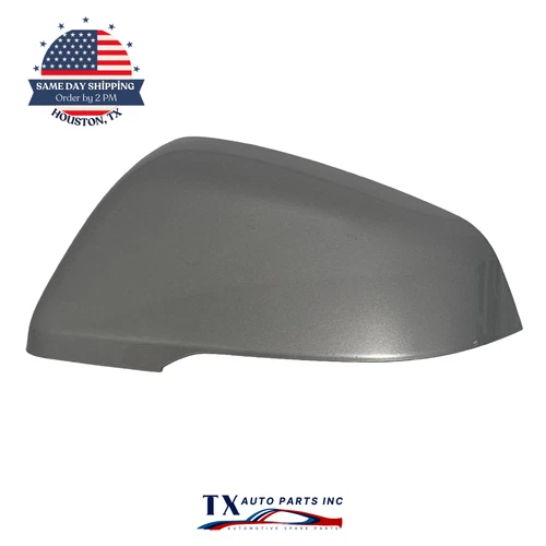 Driver Side Mirror Cover Cap for 2016-2022 BMW X1 /Cashmere Silver Metallic A72