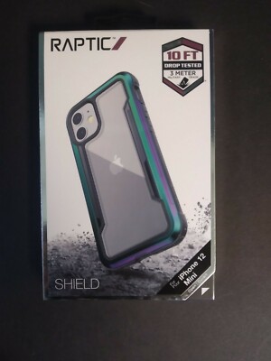 Raptic Shield Tough Rugged Rear Case iPhone 12 Mini Interior Air Pockets Absorb.