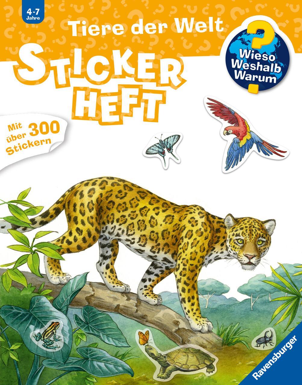 Thumbnail - Wieso? Weshalb? Warum? Stickerheft: Tiere Der Welt - Ute Sim ...
