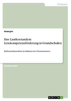 Das Lautlesetandem LesekompetenzföRderung In Grundschulen | Buch | 9783346134028