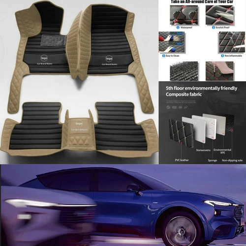 For Toyota 4Runner 1995-2020 Car Floor Mats Anti-slip Custom Liners Carpets Rugs - Imagen 34 de 42