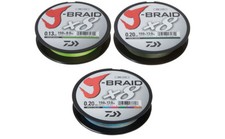Daiwa J-Braid X8 150m/ 300m/ 1500m/ 3000m Meter verschiedene Stärken Geflochtene