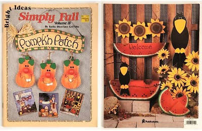 SIMPLY FALL:VOLUME 2 - PUMPKIN PATCH PATTERN/PAINTING - VINTAGE 1993 - BRAND NEW