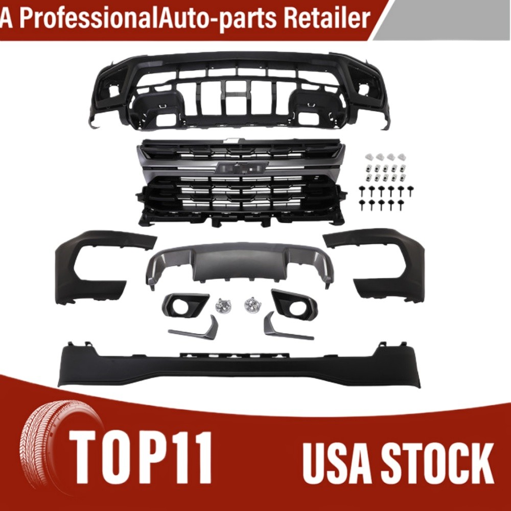 Front Bumper Cover Assembly Kit Fits Chevy Colorado Z71 2021-2022