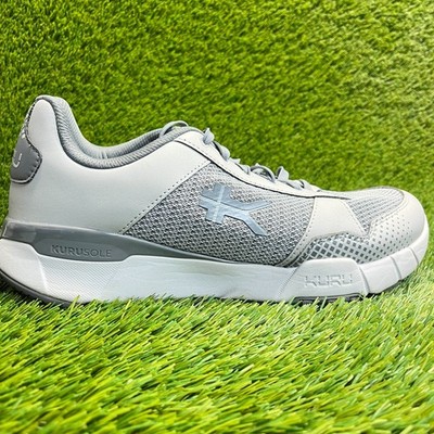 Kuru Quantum 2.0 Mens Size 11E Gray White Athletic Running Walking Shoes Sneaker