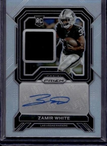 Zamir White Panini Prizm Rookie Patch Autographs #RPAZW Base