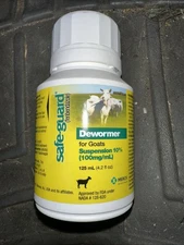 Safe-guard (Fenbendazole) Dewormer Liquid 125mlEXP/2027