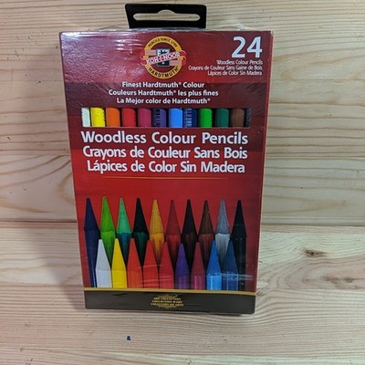 Koh-I-Noor Progresso Woodless Colour Pencils FA8758.24, 24 Color Set