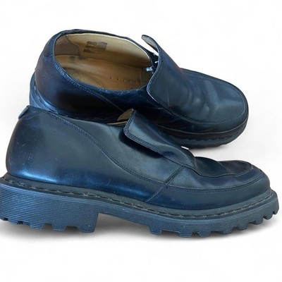 Dr. Martens Leather Slip On Chunky Loafers Squared Toe Detailing Men s Size 11