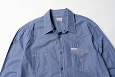 Men's Replay Shirt Navy Cotton 42 / XL / 50