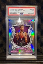 🔥2023 Topps Chrome Victor Wembanyama Roundball Royalty #RR-26 RC Refractor PSA9